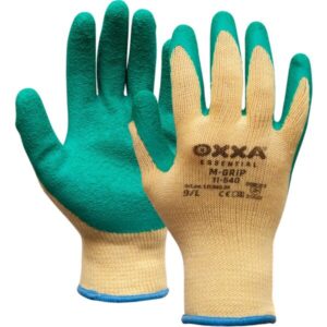 Werkhandschoenen OXXA M-Grip 11-540 groen/geel (maat 9/L)
