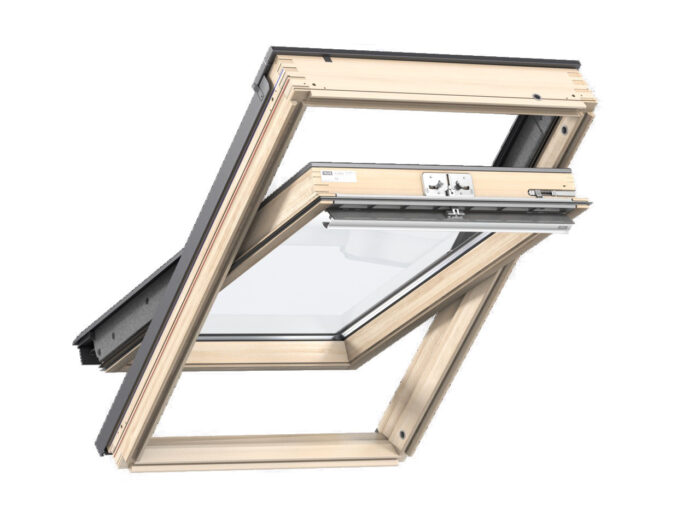 VELUX GLL 1061 55x78 Okno dachowe obrotowe z górnym otwieraniem [3-szybowe]