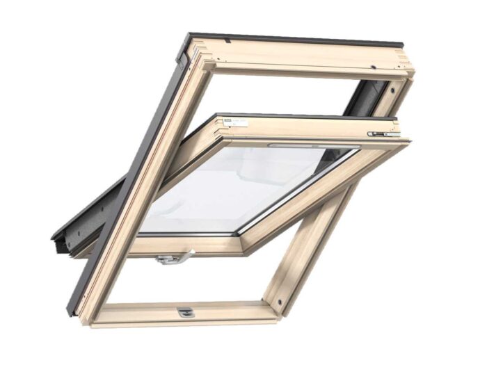 VELUX GLL 1061b 66x118 Okno dachowe obrotowe z dolnym otwieraniem [3-szybowe]
