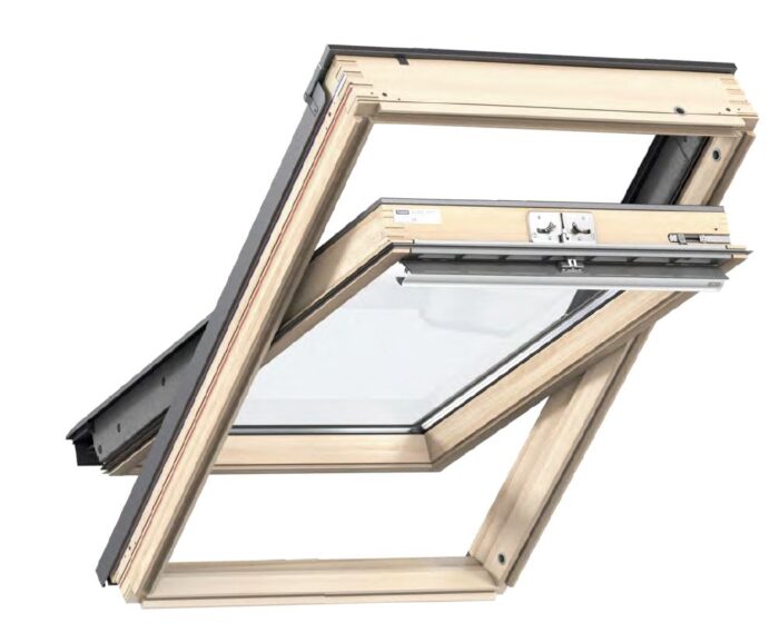 VELUX GLL 1061b 94x140 Okno dachowe obrotowe z dolnym otwieraniem [3-szybowe]